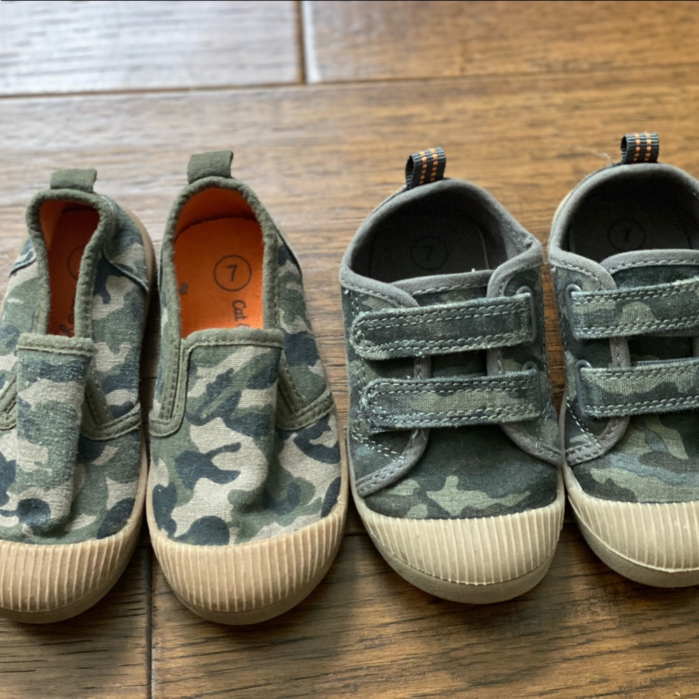 Cat & Jack Toddler Camo Sneakers. Size 7